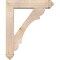 Ekena Millwork Olympic Arts and Crafts Smooth Bracket w/ Offset Brace, Douglas Fir, 7 1/2"W x 34"D x 42"H BKT0806X34X42OLY03SDF - alternate 2